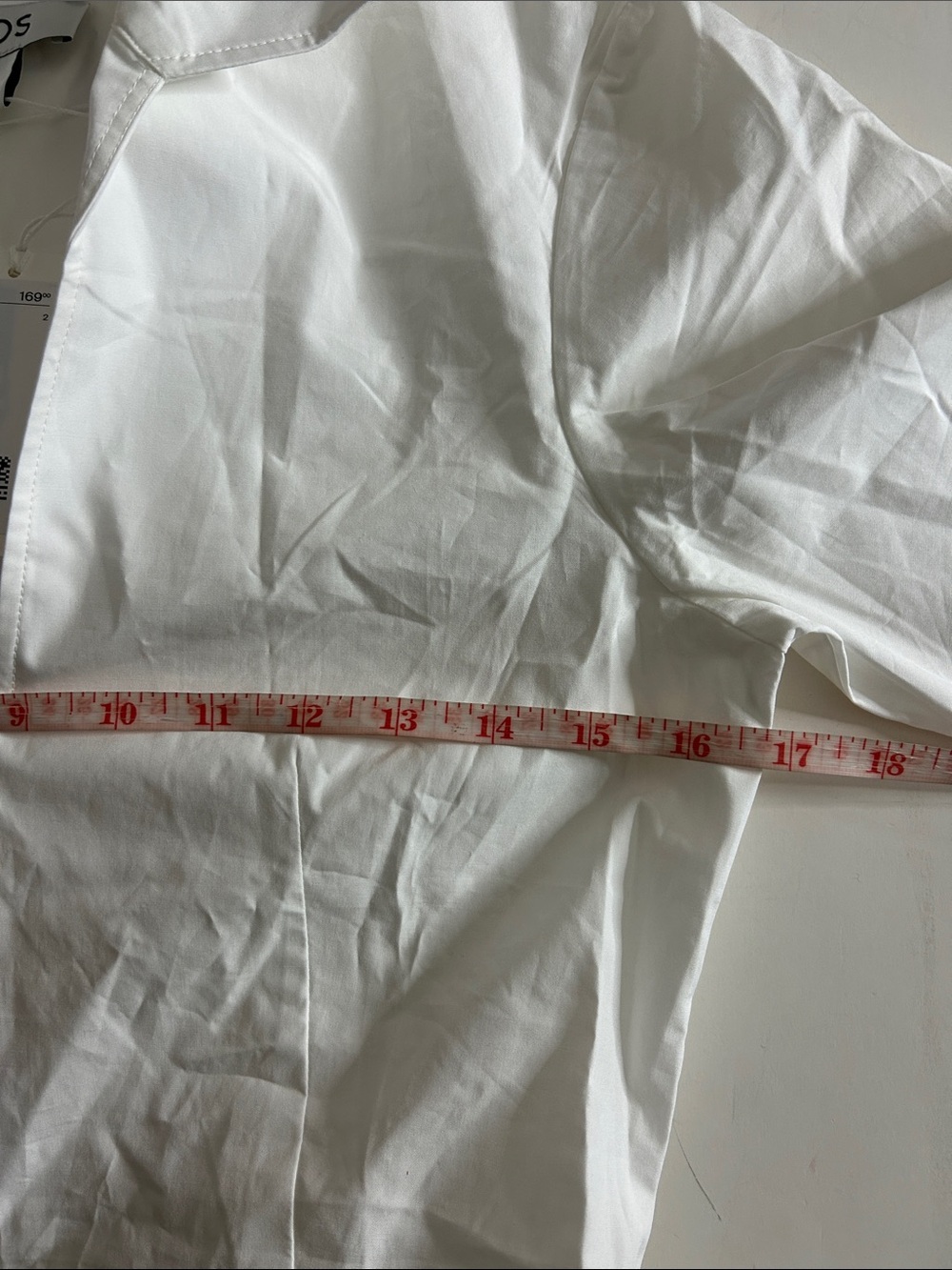 NWT (size small) COS EMBROIDERED PIMA COTTON MIDI DRESS - Picture 9 of 10
